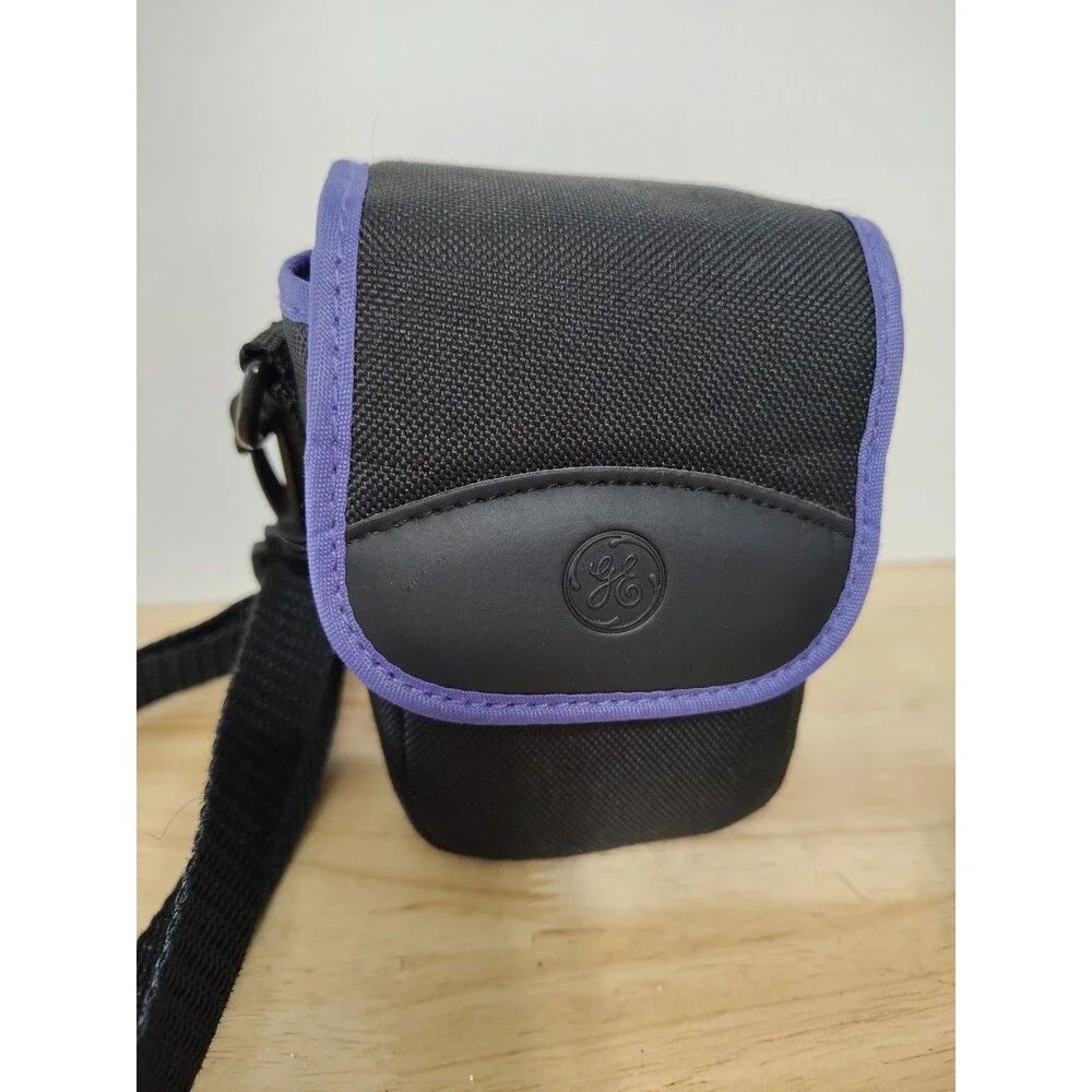 GE Power Pro Series X550 16.0MP Digital Camera Purple Imge Stabl 15x Zoom W/Case